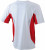 James & Nicholson - Men´s Running-T (White/Red)