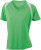 James & Nicholson - Ladies´ Running-T (Lime Green/White)