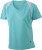 James & Nicholson - Ladies´ Running-T (Mint/White)