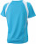 James & Nicholson - Ladies´ Running-T (Turquoise/White)