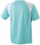 James & Nicholson - Men´s Running-T (Mint/White)