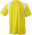 James & Nicholson - Men´s Running-T (Yellow/White)