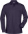 James & Nicholson - Men's Business Shirt Long-Sleeved (Aubergine)