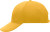 Myrtle Beach - 6-Panel Cap laminiert (Gold Yellow)