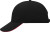 Myrtle Beach - 6-Panel Sandwich Cap (Black/Red)