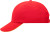 Myrtle Beach - 6-Panel Raver Sandwich Cap (red/gold-yellow)