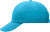 Myrtle Beach - 6-Panel Raver Sandwich Cap (turquoise/white)