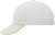 Myrtle Beach - 6-Panel Raver Sandwich Cap (white/orange)