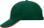 Myrtle Beach - Double Sandwich Cap (Dark Green/Red/Dark Khak)