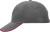 Myrtle Beach - Double Sandwich Cap (Dark Grey/Red/White)