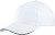 Myrtle Beach - Light brushed Sandwich Cap (White/Navy)