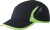 Myrtle Beach - Running 4 Panel Cap (black/neon-yellow)