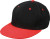 Myrtle Beach - Flatpeak Drift Cap (black/tomato)