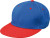 Myrtle Beach - Flatpeak Drift Cap (royal/tomato)