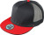 Myrtle Beach - 5-Panel Pro Mesh Kappe (black/red)