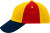 Myrtle Beach - Kinder 5 Panel Kappe (Gold Yellow/Royal/Red)