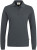 Hakro - Damen Longsleeve-Poloshirt Mikralinar (anthrazit)