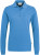 Hakro - Damen Longsleeve-Poloshirt Mikralinar (malibublau)