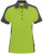 Hakro - Damen Poloshirt Contrast Mikralinar (kiwi/anthrazit)