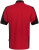 Hakro - Poloshirt Contrast Mikralinar (rot/anthrazit)