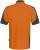 Hakro - Poloshirt Contrast Mikralinar (orange/anthrazit)