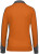 Hakro - Damen Sweatjacke Contrast Mikralinar (orange/anthrazit)