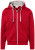 Hakro - Kaputzenjacke Bonded (rot/silber)