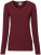 Hakro - Damen Longsleeve Mikralinar (weinrot)