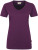 Hakro - Damen V-Shirt Mikralinar (aubergine)