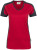 Damen V-Shirt Contrast Mikralinar (Damen)