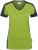 Damen V-Shirt Contrast Mikralinar (Women)