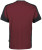 Hakro - T-Shirt Contrast Mikralinar (weinrot/anthrazit)