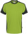 Hakro - T-Shirt Contrast Mikralinar (kiwi/anthrazit)