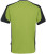 Hakro - T-Shirt Contrast Mikralinar (kiwi/anthrazit)