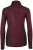 Hakro - Damen Strickfleece Jacke Churchill (weinrot meliert)