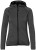 Hakro - Damen Kapuzen-Tec Jacke Florida (anthrazit meliert)