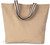 Native Spirit - Large eco-friendly shopping bag (Hemp / Desert Sand / Horizon Blue Stripe)