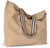 Native Spirit - Large eco-friendly shopping bag (Hemp / Desert Sand / Horizon Blue Stripe)