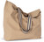 Native Spirit - Große umweltfreundliche Shoppingtasche (Hemp / Desert Sand / Horizon Blue Stripe)