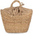 Native Spirit - Eco-friendly half-moon seagrass basket bag (Seagrass / Hemp)