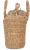 Native Spirit - Eco-friendly half-moon seagrass basket bag (Seagrass / Hemp)