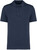 Native Spirit - Men's eco-friendly faded jersey polo shirt (Washed Navy Blue)