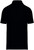 Native Spirit - Eco-frienldy men's waffle-knit polo shirt (Black)