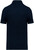 Native Spirit - Eco-frienldy men's waffle-knit polo shirt (Navy Blue)