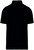Native Spirit - Eco-frienldy men's waffle-knit polo shirt (Black)