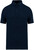 Native Spirit - Polohemd Herren mit gaufriertem Strick (Navy Blue)