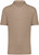 Native Spirit - Men’s linen polo shirt (Wet Sand)