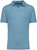 Native Spirit - Men’s linen polo shirt (Cool Blue)