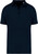 Native Spirit - Men’s linen polo shirt (Navy Blue)