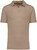 Native Spirit - Men’s linen polo shirt (Wet Sand)